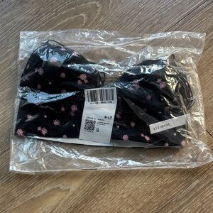 Black and Pink Floral Tank BNWT